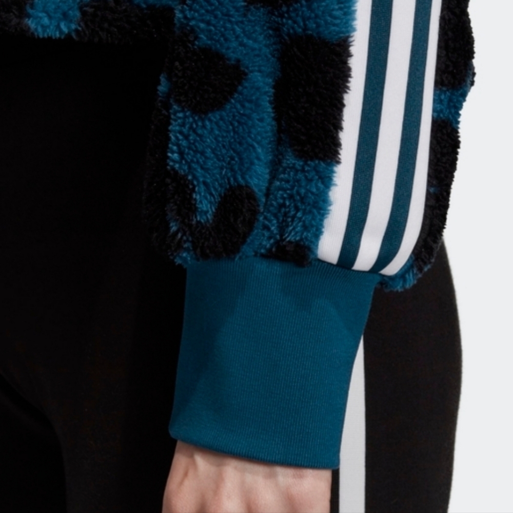 ADIDAS Bellista Sherpa Hoodie Size M - Picture 6 of 11